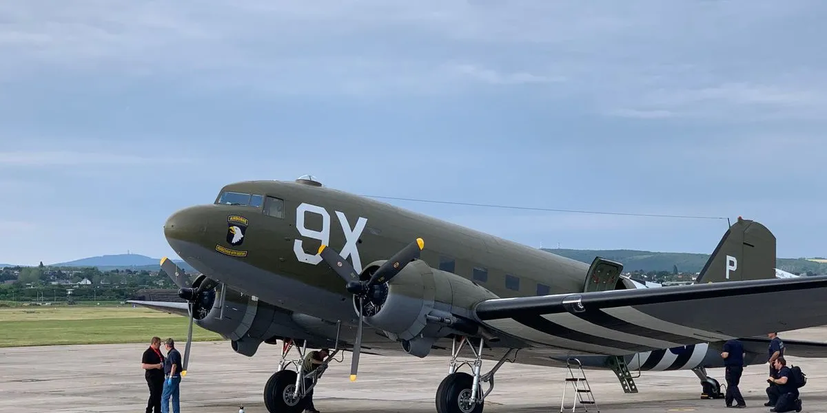 Historisch militair vliegtuig