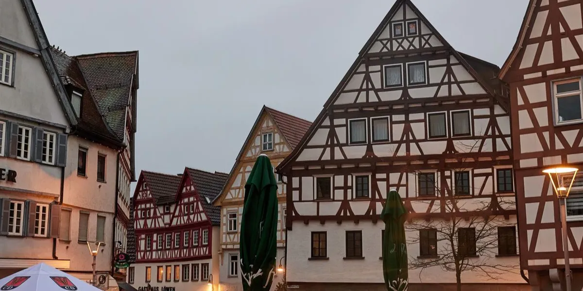 Oude binnenstad in Duitsland
