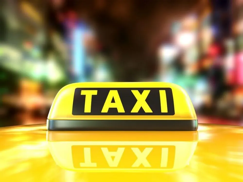 Taxi onderweg van Arnhem naar Apeldoorn over de A50